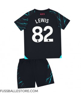 Günstige Manchester City Rico Lewis #82 3rd trikot Kinder 2023-24 Kurzarm (+ Kurze Hosen)